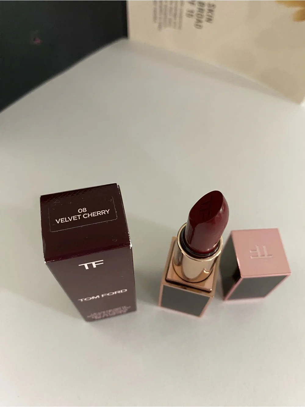 Tom Ford Lip Color Matte Lipstick, 08 Velvet Cherry, 0.1 OZ / 3 g, Limited Editi